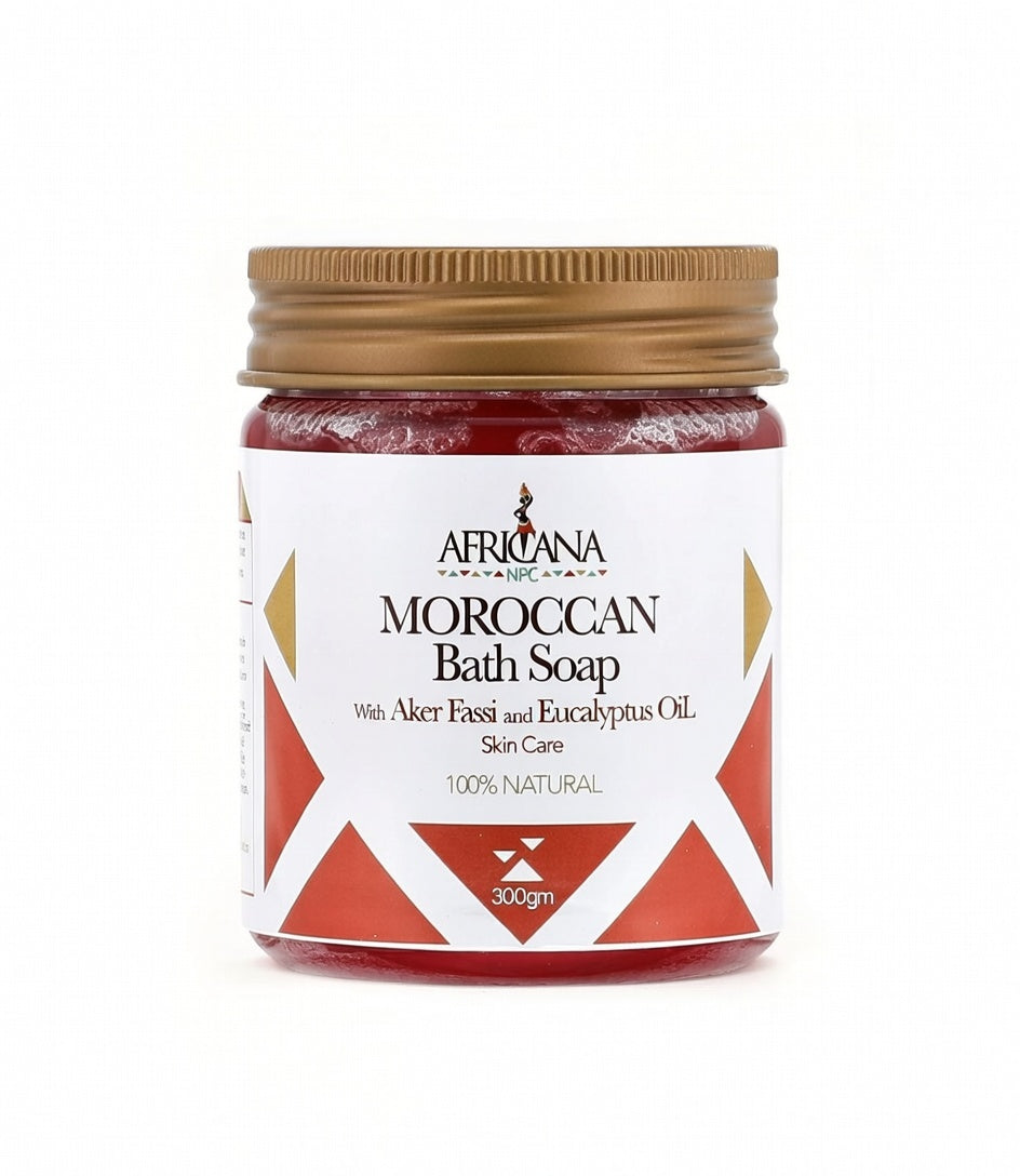 Africana Moroccan Bath Soap Aker Fassi And Eucalyptus Oil 300Gm1