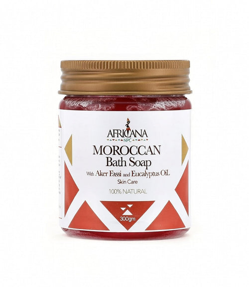 Africana Moroccan Bath Soap Aker Fassi And Eucalyptus Oil 300Gm1