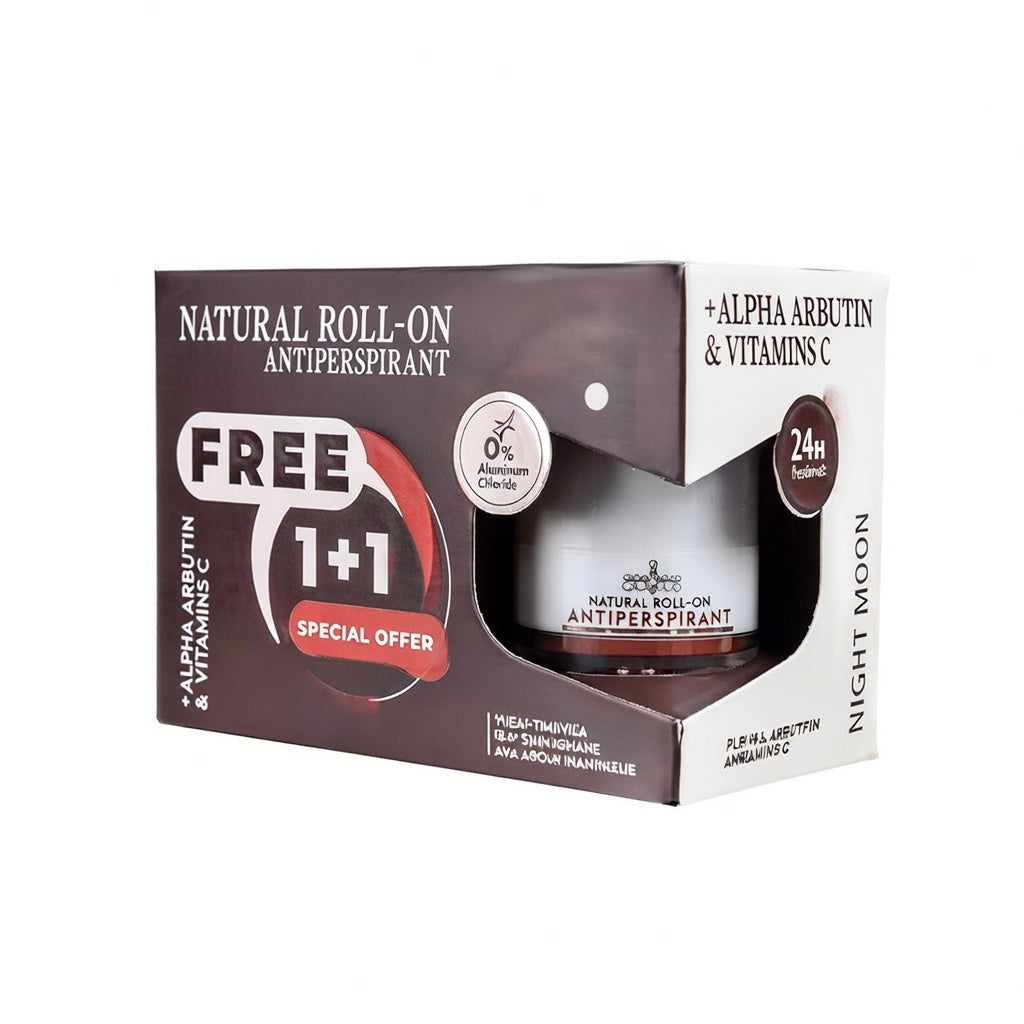 Africana Roll-on Alpha Arbutin & Vit C Night Moon Special Offer 1+1 Free2