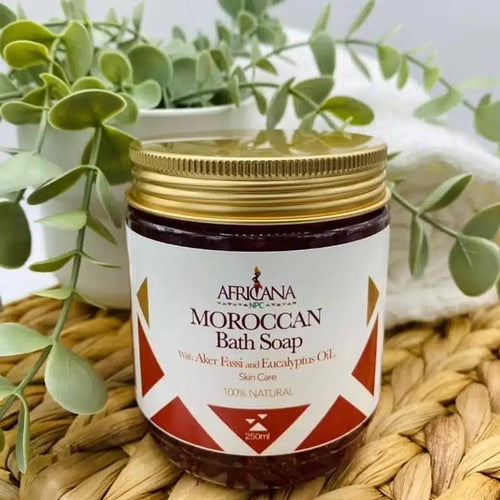 Africana Moroccan Bath Soap Aker Fassi And Eucalyptus Oil 300Gm2