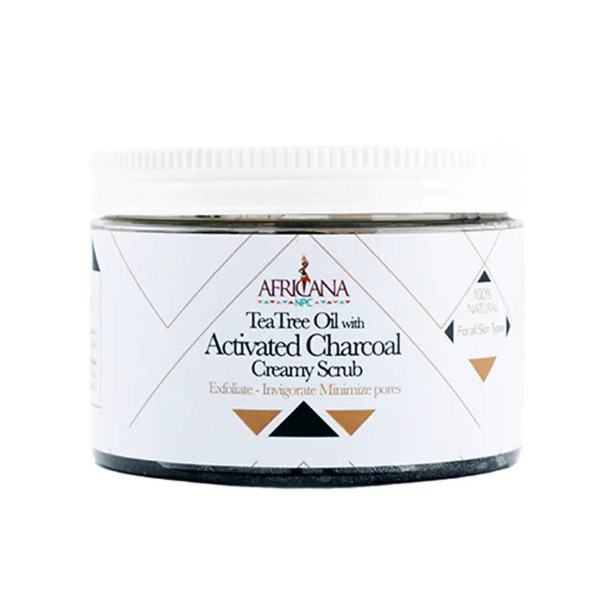 Africana Tea Tree Oil with CharcoalScrub 120gm