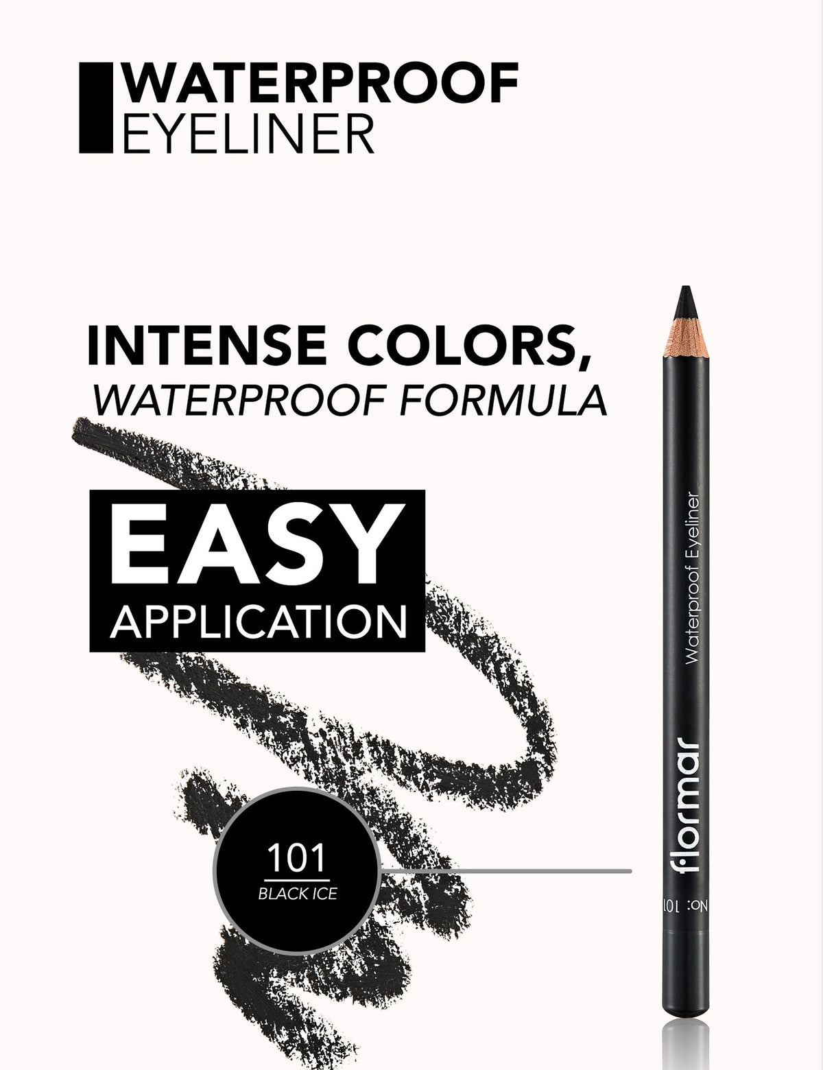 Flormar Waterproof Eyeliner - No. 106 Dark Chestnu