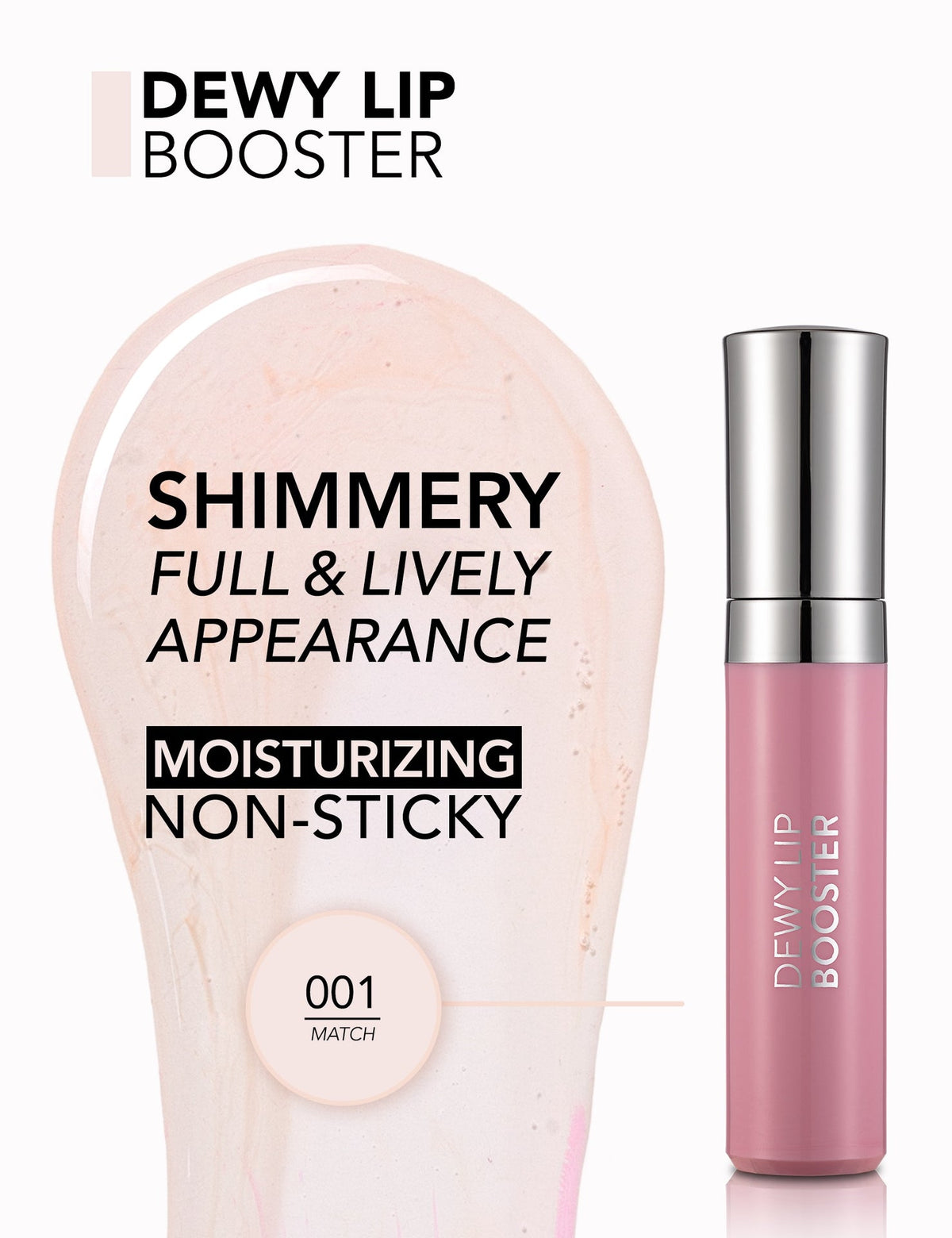 Flormar Dewy Lip Booster No 01 Match