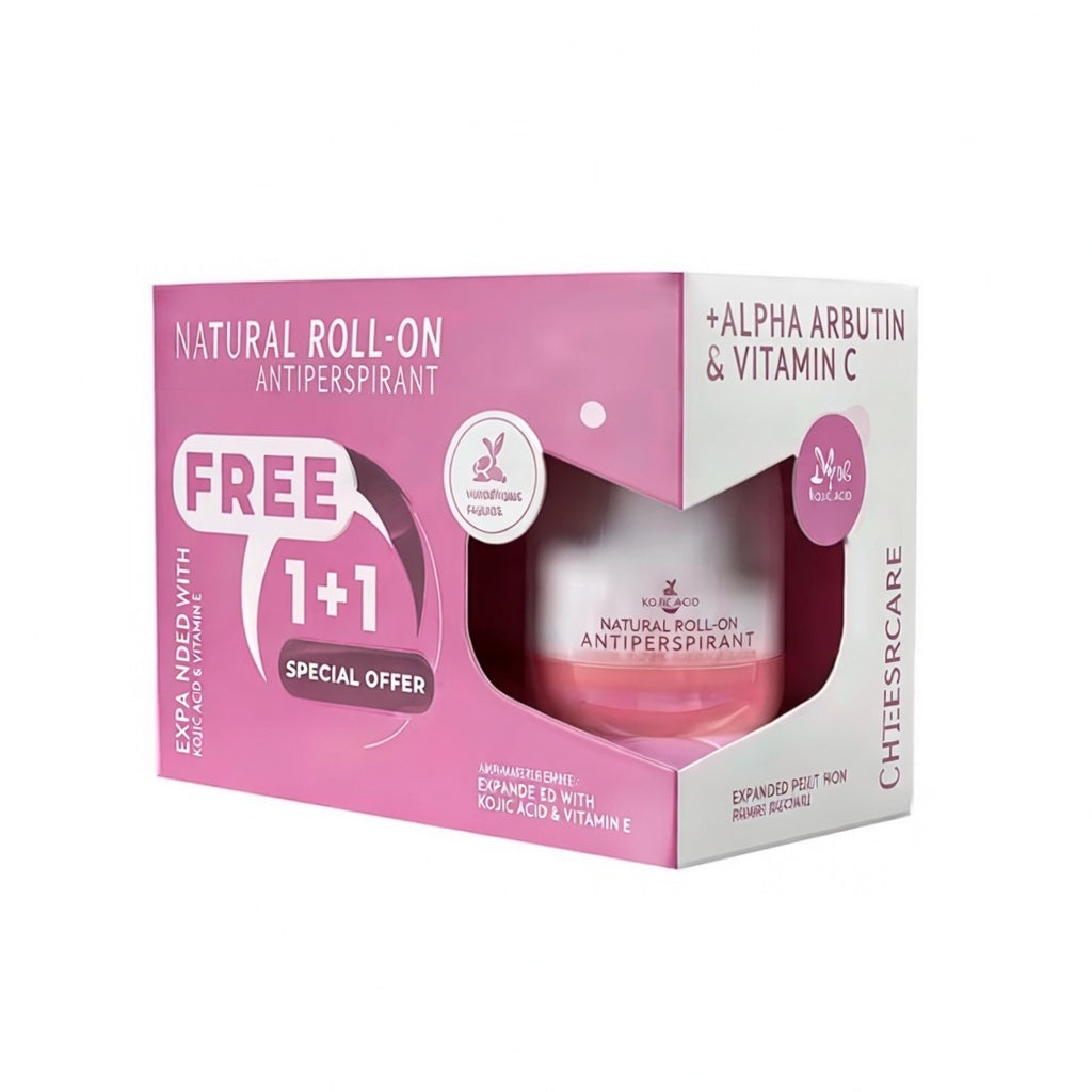 Africana Roll-On Alpha Arbutin & Vit C Cheesecake offer 1+1 Free1