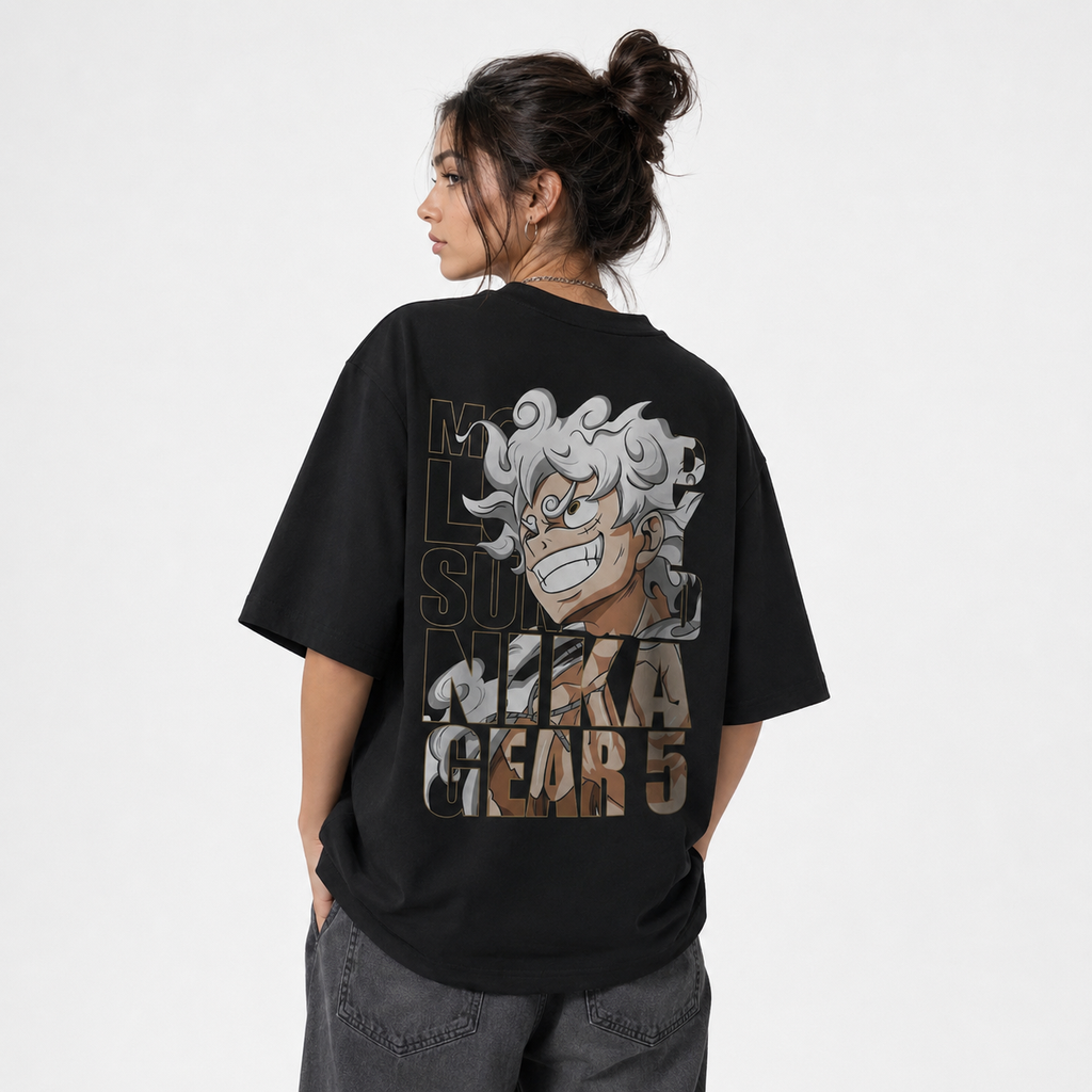 Gear 5 Anime Oversized T-Shirt