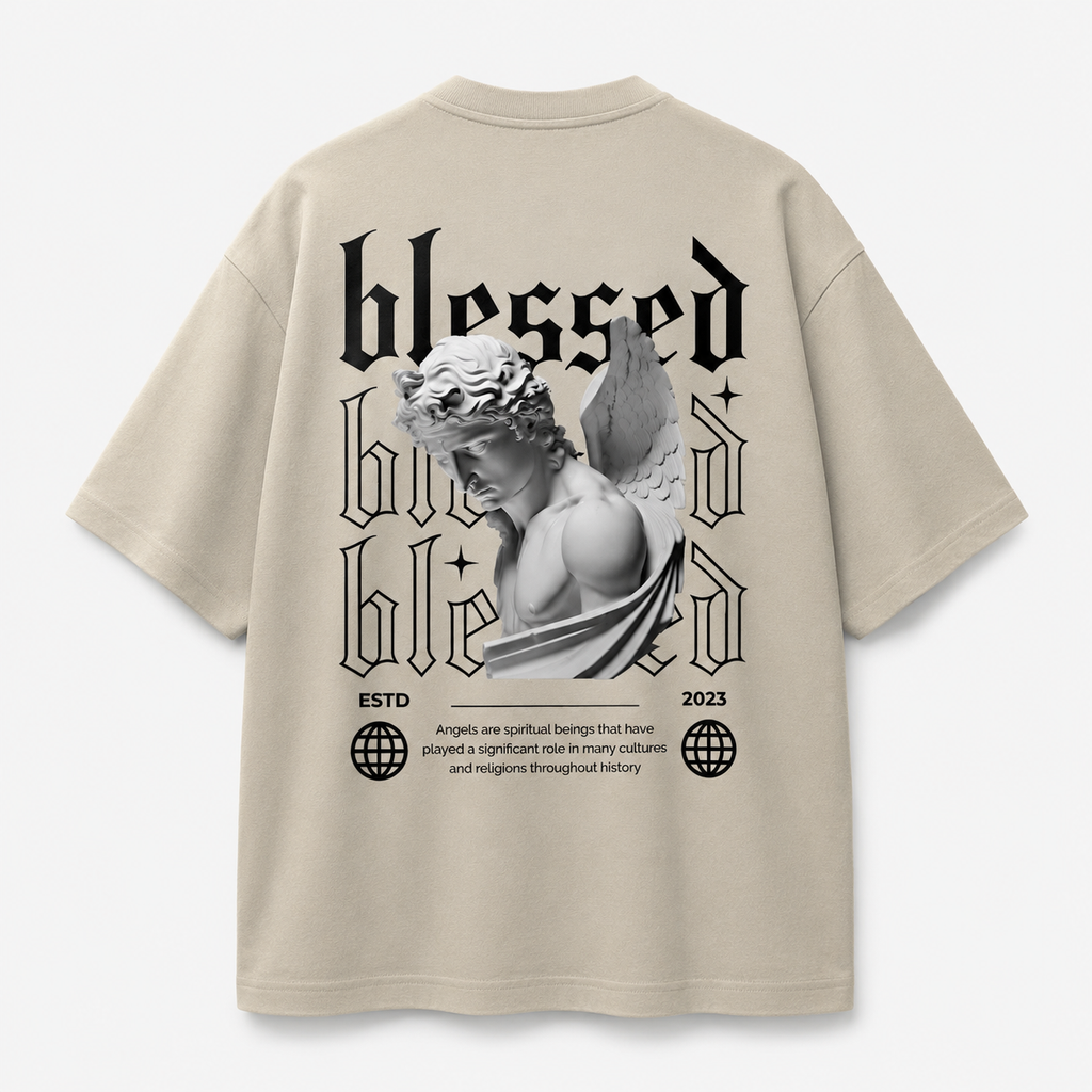Blessed Angel Oversized T-Shirt