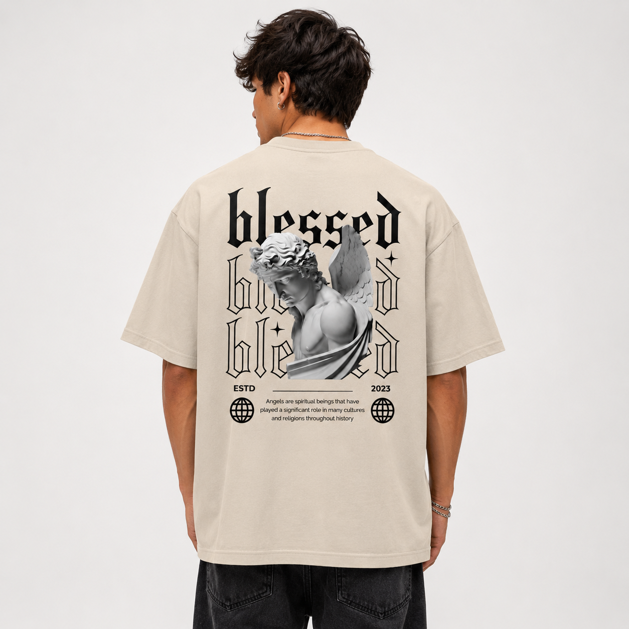 Blessed Angel Oversized T-Shirt