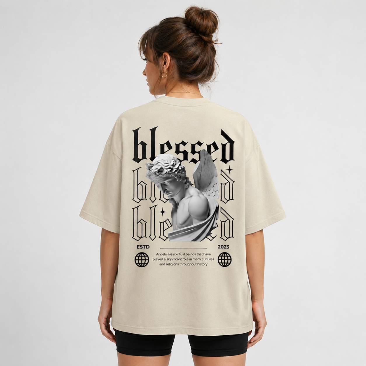 Blessed Angel Oversized T-Shirt