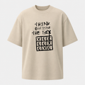 Think Outside The Box Oversized T-Shirt
