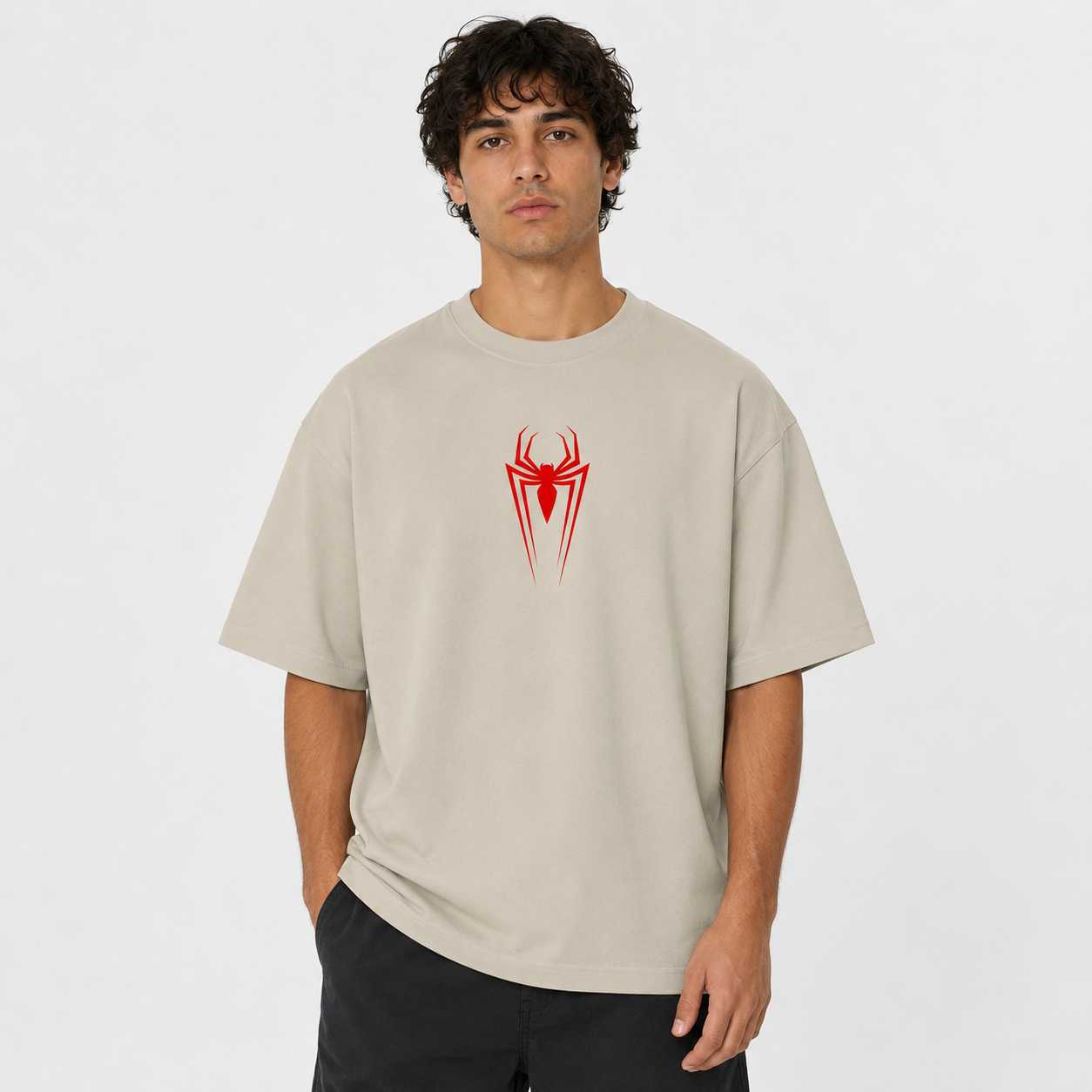 Spider Emblem Oversized T-Shirt