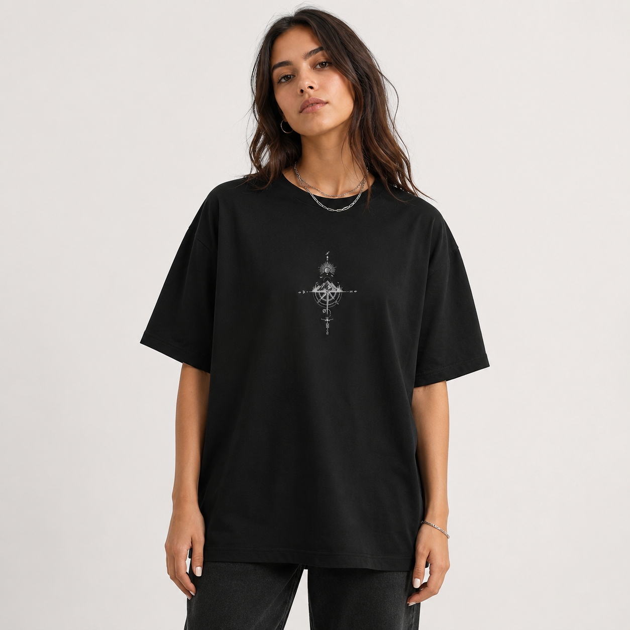 Compass Journey Oversized T-Shirt