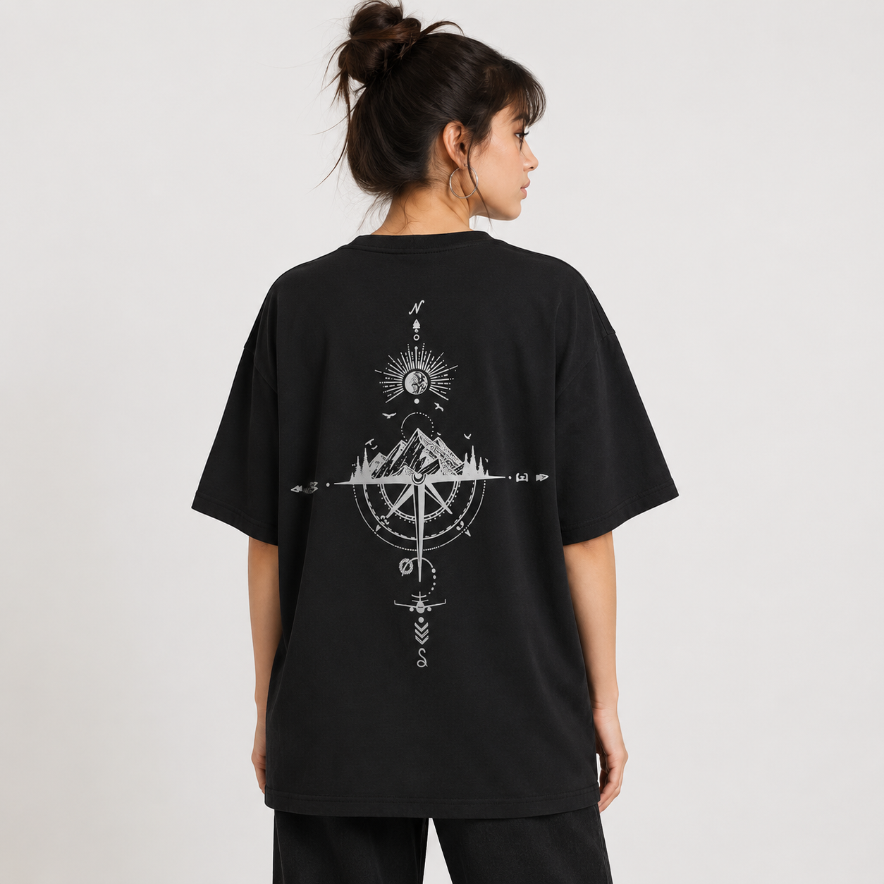 Compass Journey Oversized T-Shirt