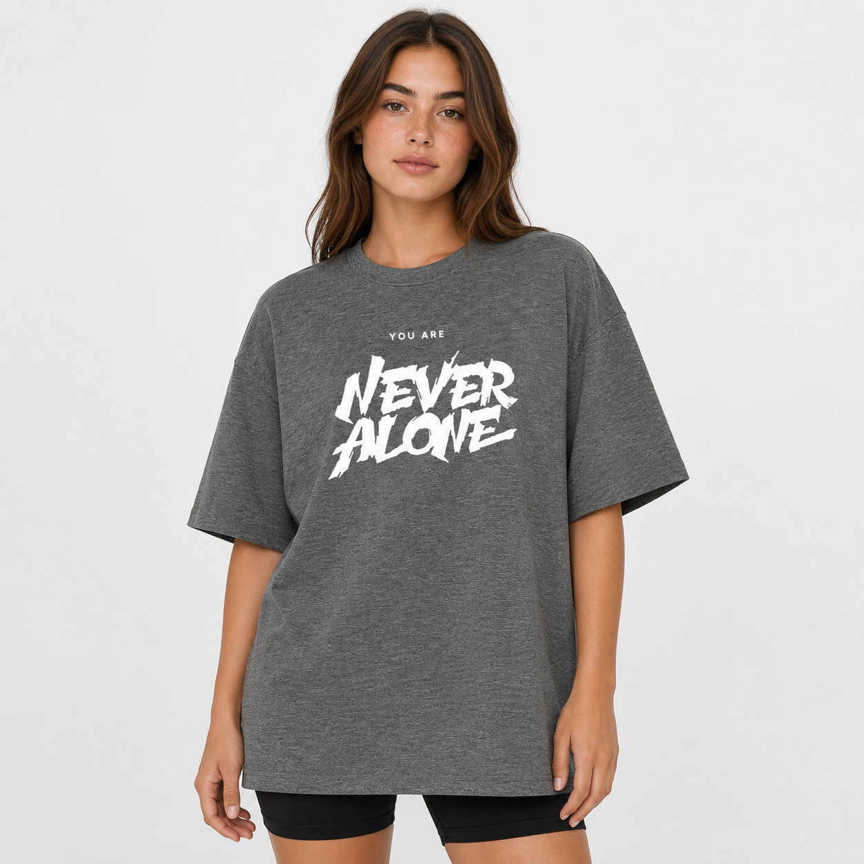 Never Alone Oversized T-Shirt