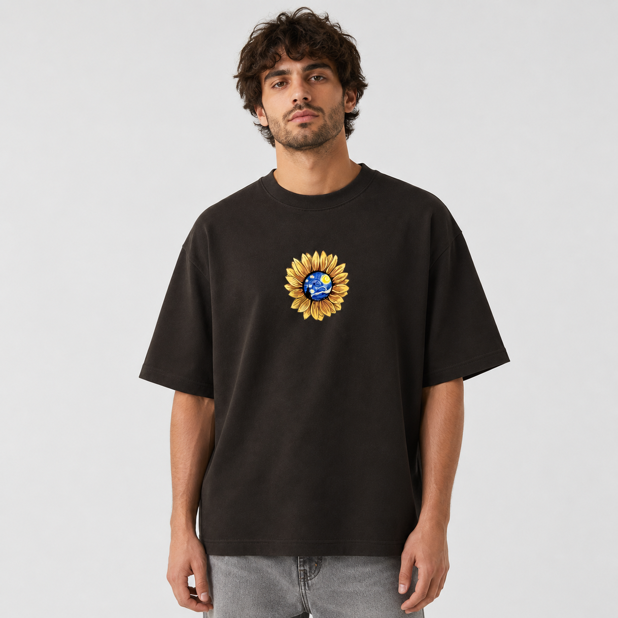 Starry Night Oversized T-Shirt