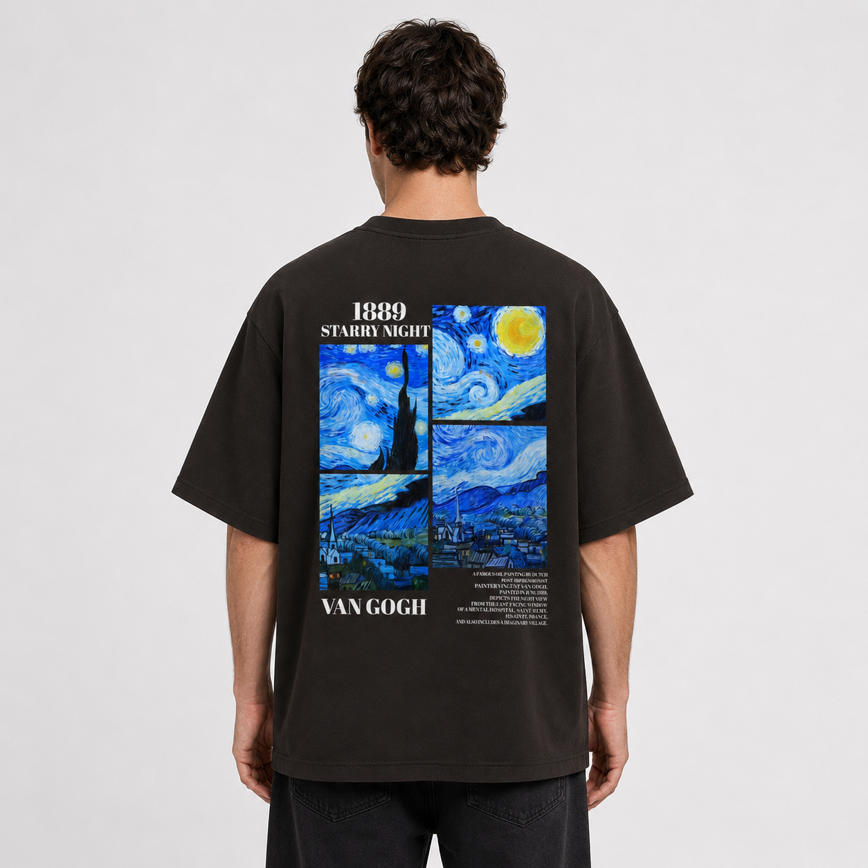 Starry Night Oversized T-Shirt