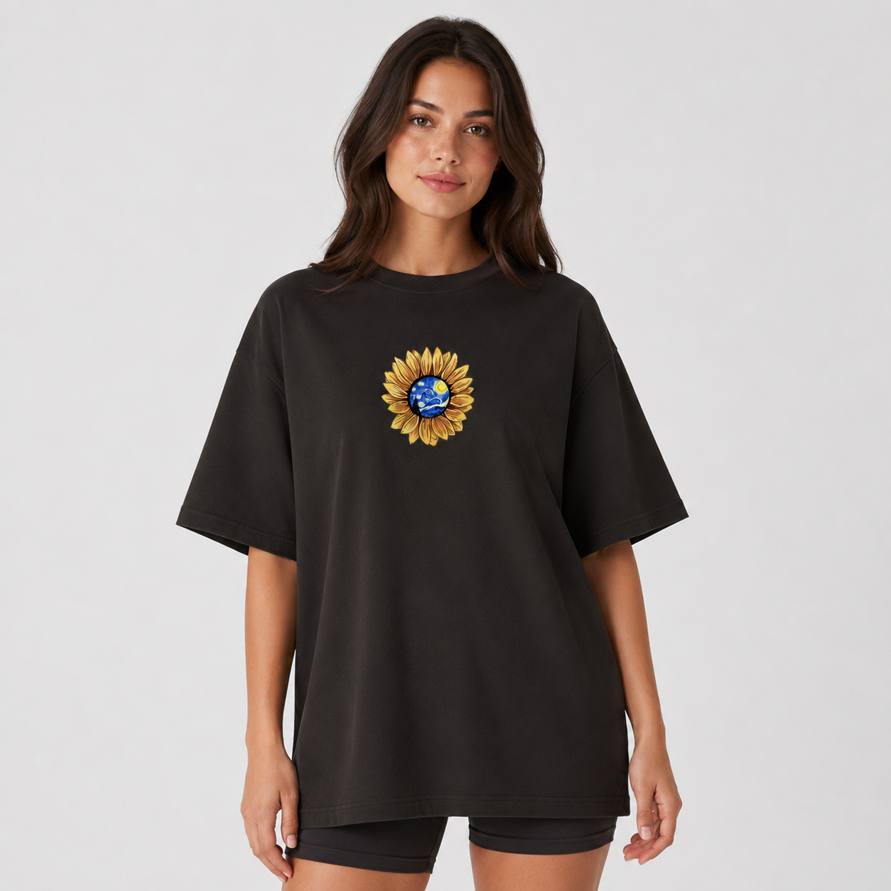 Starry Night Oversized T-Shirt