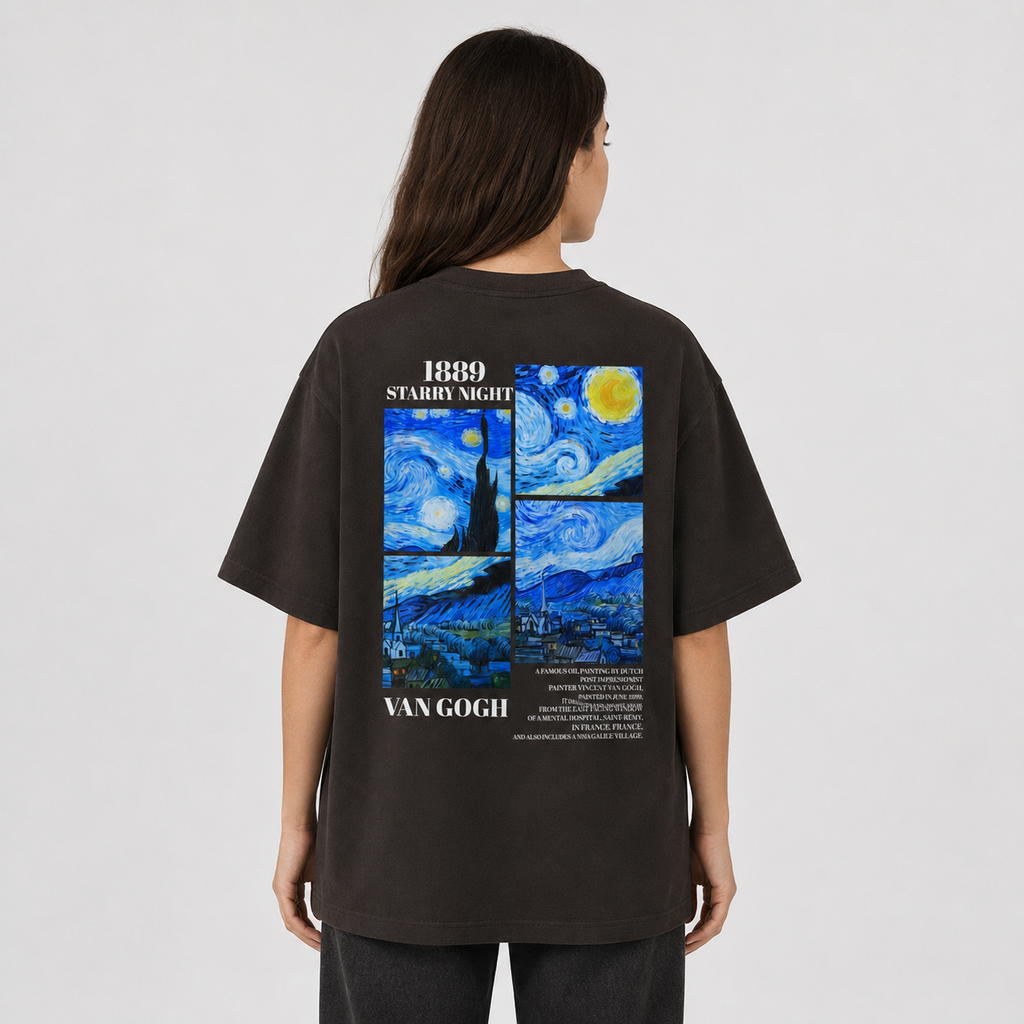 Starry Night Oversized T-Shirt