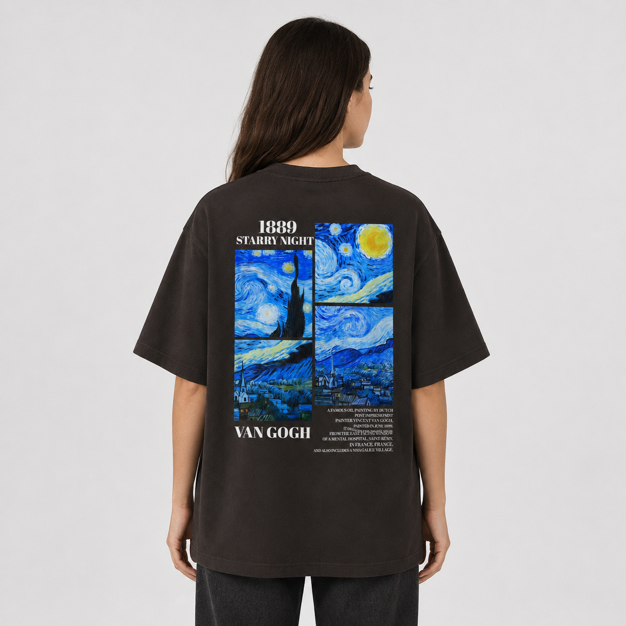 Starry Night Oversized T-Shirt
