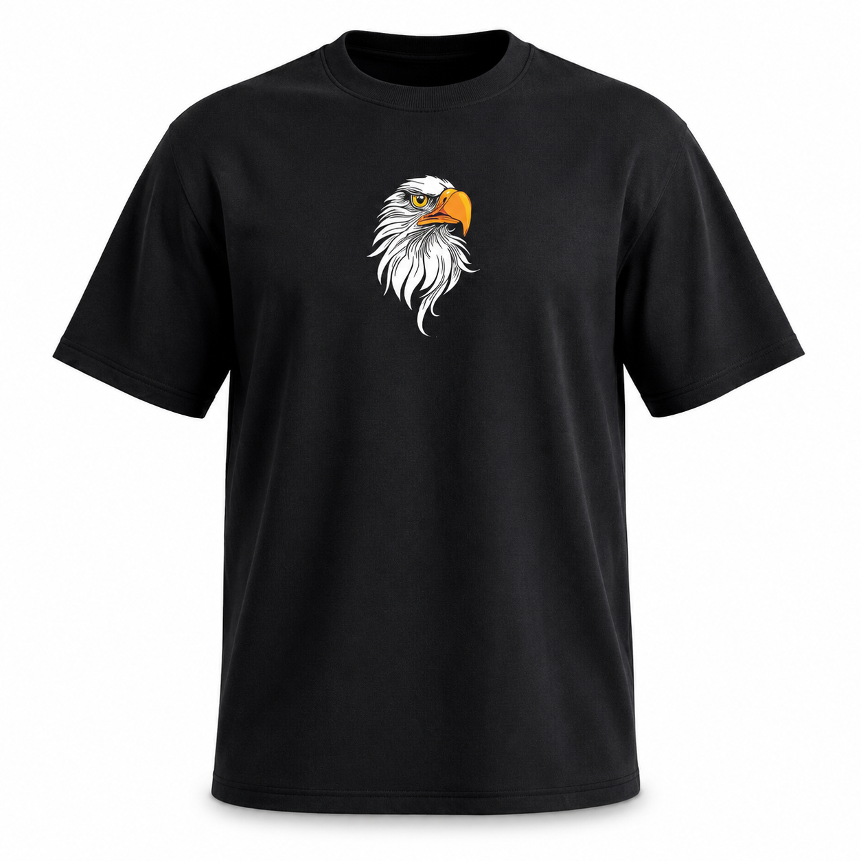 "Fly High" Eagle Oversized Graphic Tee