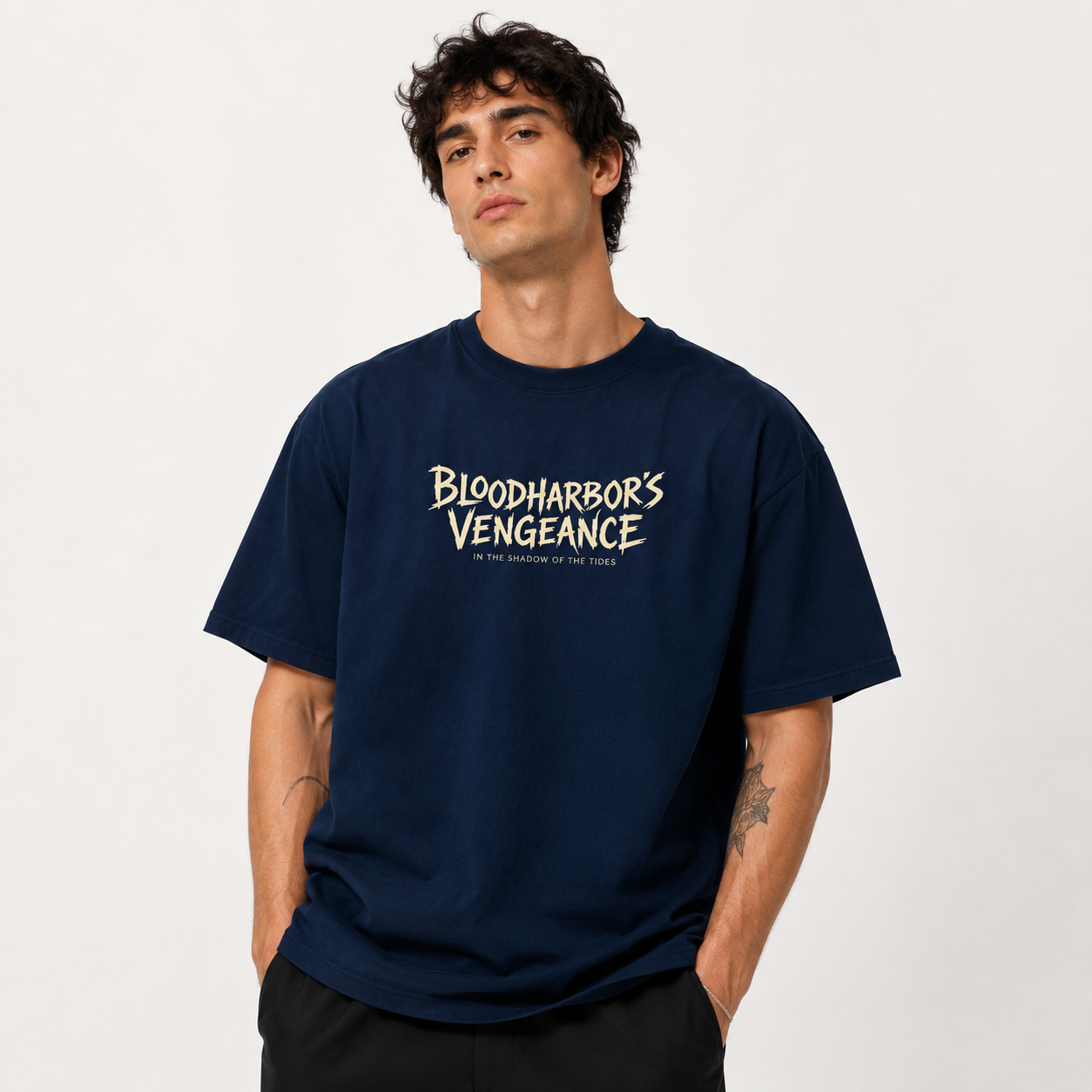 Statement List Oversized Graphic Tee