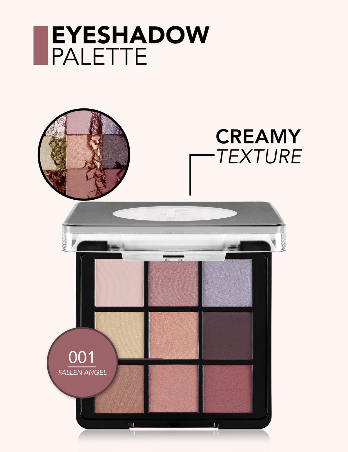 Flormar Eyeshadow Palette Fallen Angel 001