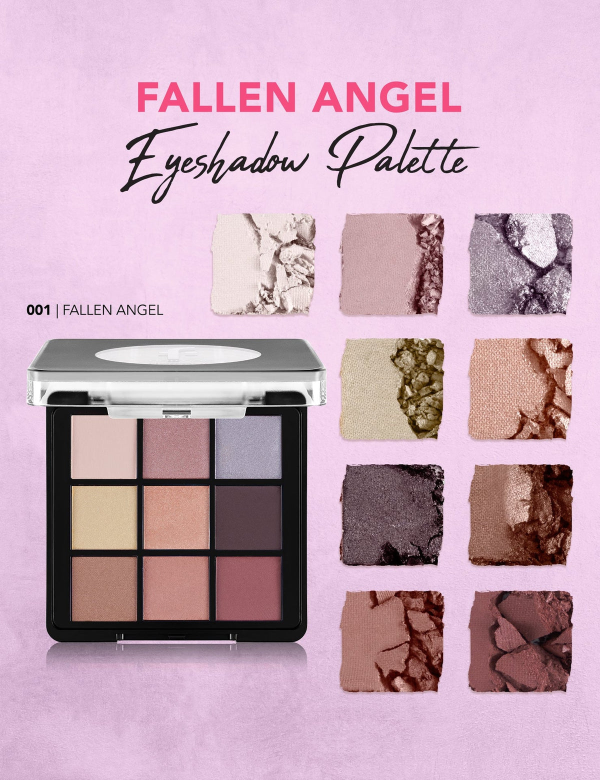 Flormar Eyeshadow Palette Fallen Angel 001