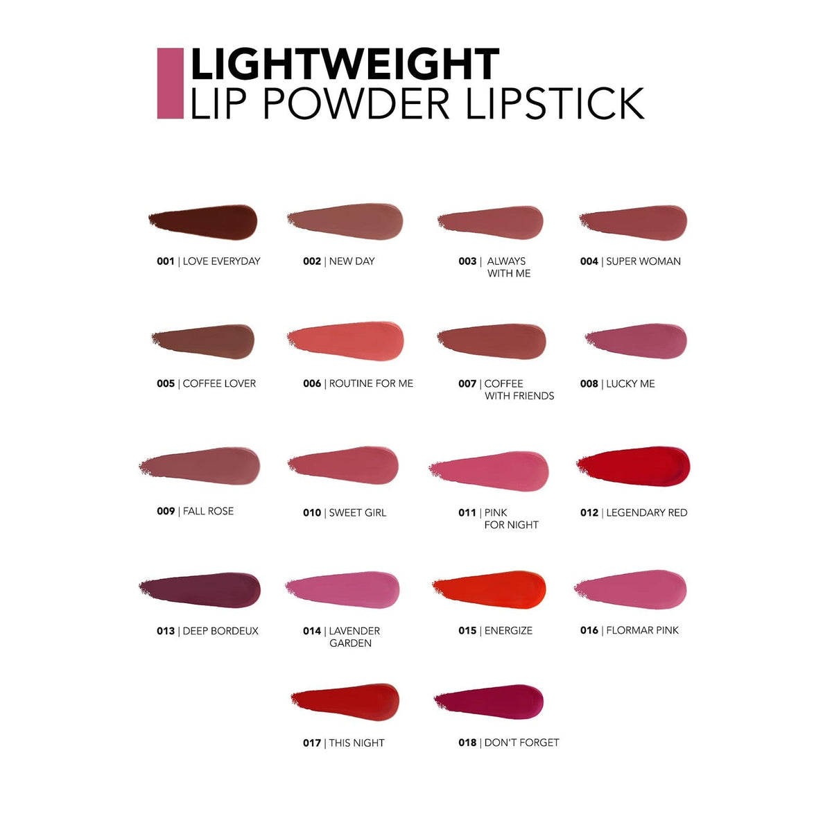 Flormar Lightweight Lipstick PW SLS 006