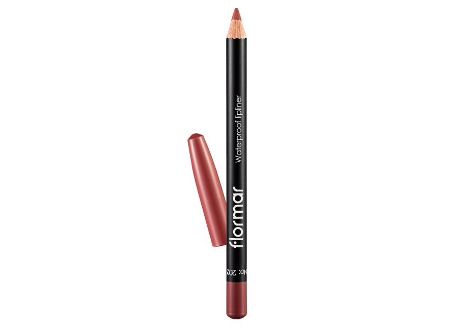 Flormar Waterproof Lipliner - 202 Soft Pink Brown,1