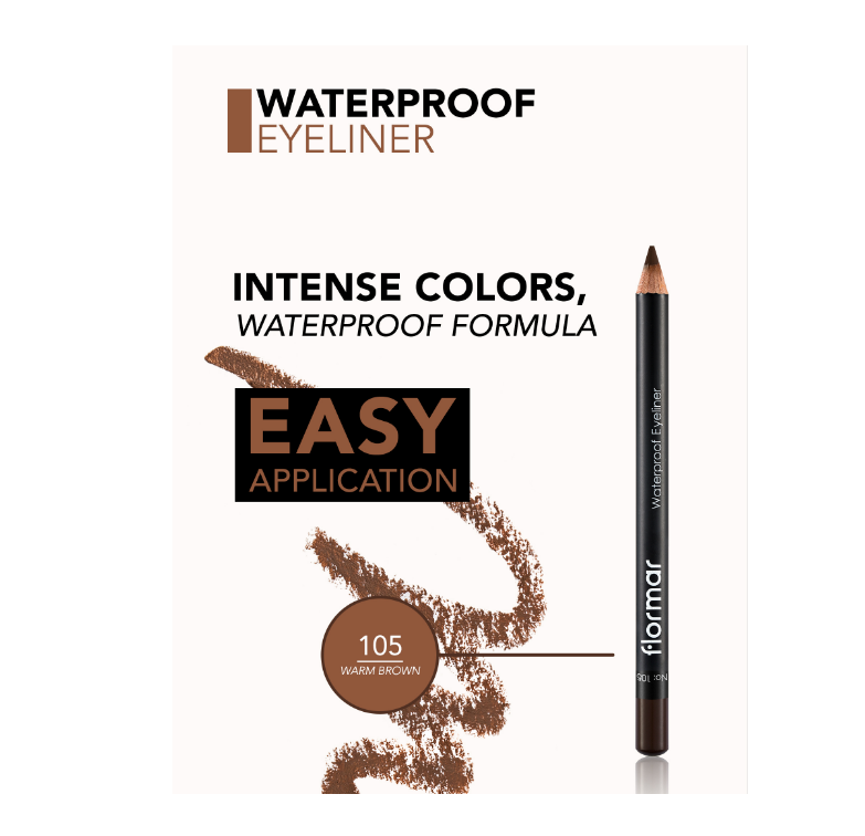 Flormar Eyeliner Binsel 105 Warm Brown3