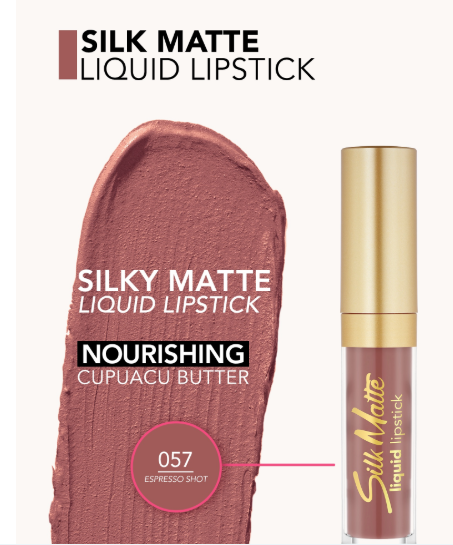 Flormar Silk Matte Liquid Lipstick 57 Espresso Shot