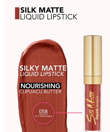 Flormar Silk Matte Liquid Lipstick 58