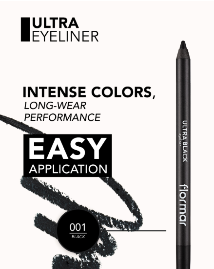 Flormar Ultra Eyeliner 01 Black