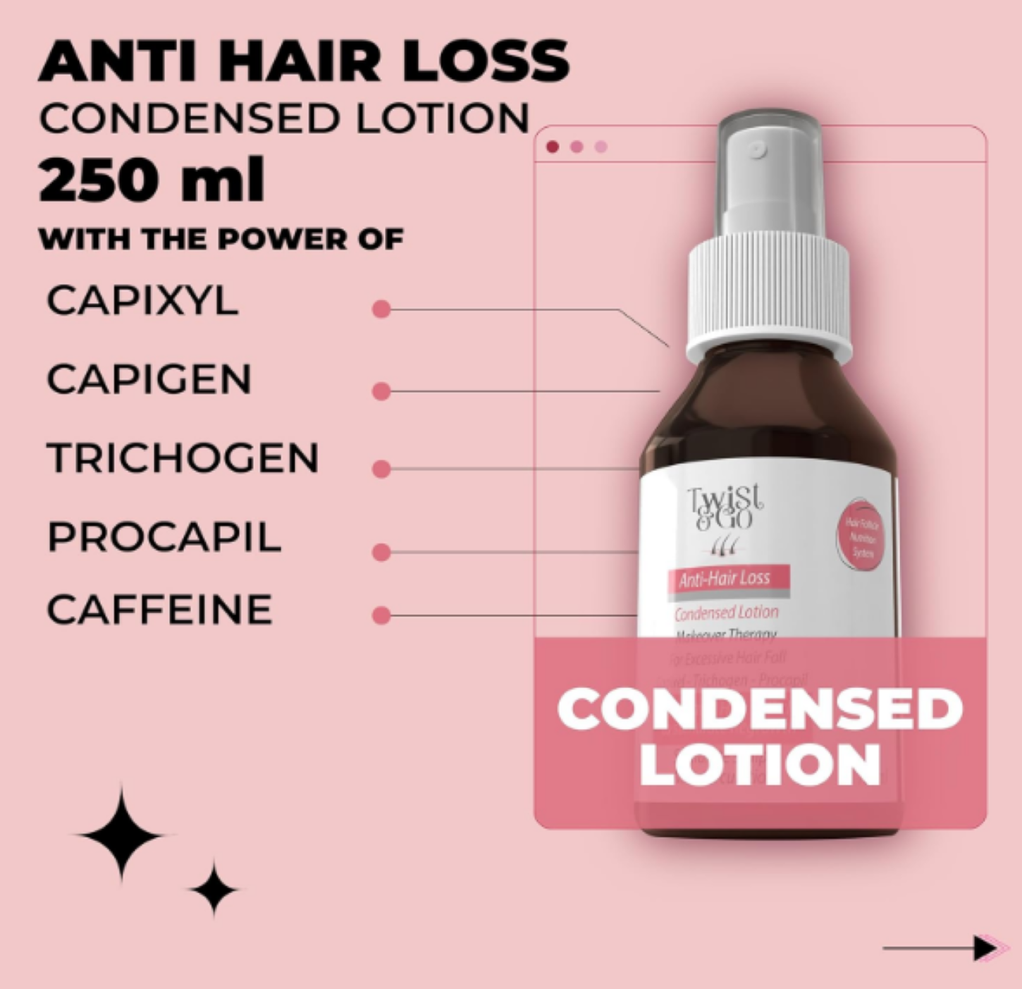 TWIST&GO ANTI HAIR LOSS LOTION 100ML2