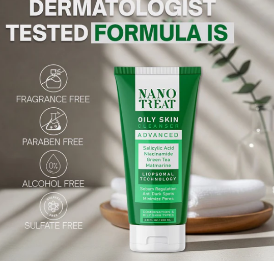 Nano treat oily skin cleanser advanced 200ml3