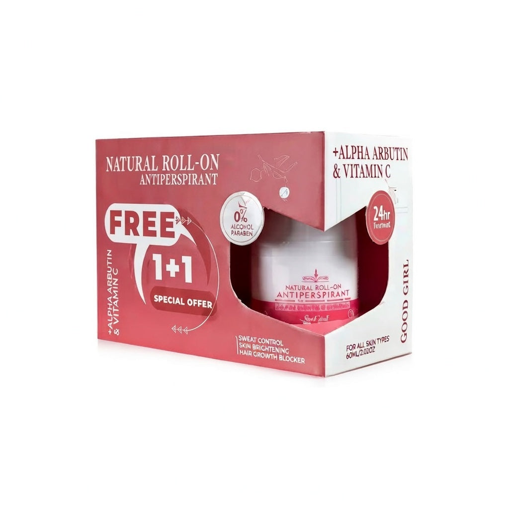 Africana Natural Roll-On Alpha Arbutin and Vit C Good Girl Offer 1+1 Free1