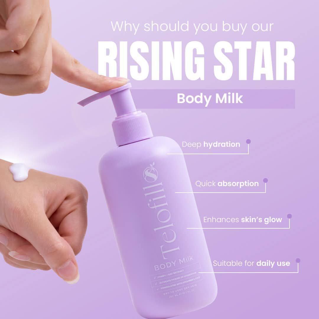 Telofill body milk 300ml3